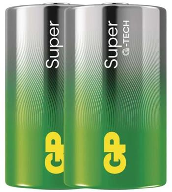 GP Super D LR20, 1.5V, velké mono, 2pack
