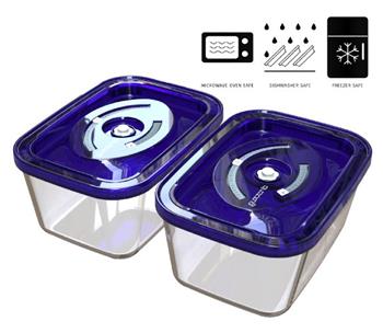 Guzzanti GZ 3062 vakuovací dózy, set 2 ks