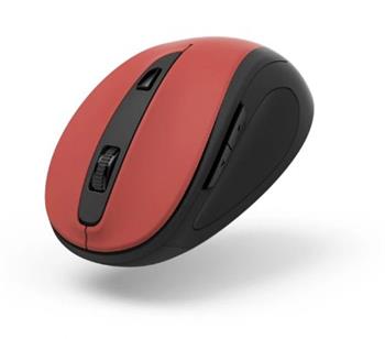 Hama bezdrátová optická myš MW-400 V2, ergonomická, červená/černá