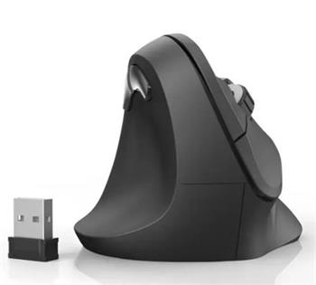 Hama vertikální ergonomická bezdrátová myš EMW-500L, pro leváky, černá