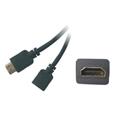 HDMI prodlužovací kabel HDMI M / HDMI F, 2m