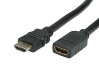 HDMI prodlužovací kabel s Ethernetem HDMI M / HDMI F, 2m