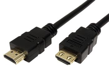 High Speed HDMI kabel s Ethernetem, Ultra-HD, 4K, HDMI A(M) - HDMI A(M), západky, černý, 10m