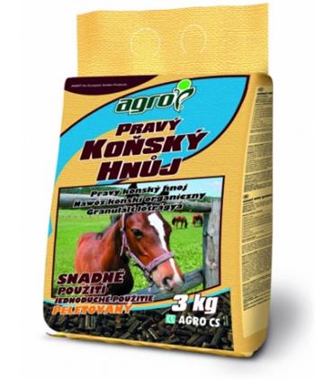 Hnojivo Agro Pravý koňský hnůj 3 kg