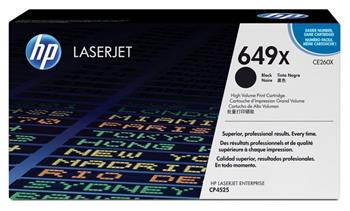HP 649X Toner Cart Black, CE260X