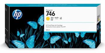 HP 746 300-ml Yellow Ink Cartridge, P2V79A