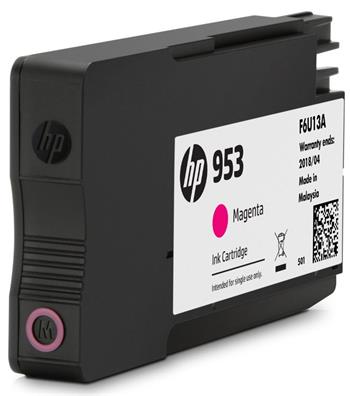 HP 953 Magenta Original Ink Cartridge, F6U13AE