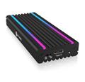 ICY BOX IB-1824ML-C31 USB Type-C® Enclosure for M.2 NVMe SSD - RGB