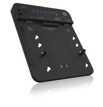 ICY BOX IB-2913MCL-C31 Docking & CloneStation for M.2 NVMe SSD and 2.5"/3.5" SATA SSD/HDD