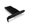 ICY BOX IB-PCI208-HS PCIe extension card with M.2 M-Key socket for an NVMe SSD