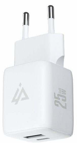 iPEAX GaN síťová nabíječka 25W (USB-C + USB-A) BÍLÁ