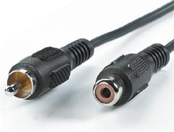 Kabel prodlužovací cinch M/F, mono, 5m