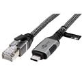 Kabel USB C(M) -> RJ45M, Gigabit Ethernet, 5m