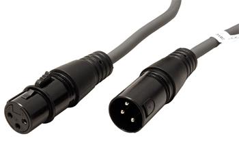 Kabel XLR prodlužovací XLR(M) - XLR(F), 10m