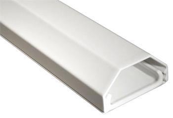 Kabelová lišta kovová, 33 x 18mm, délka 1,1m, bílá