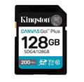 Kingston Canvas Go! Plus - paměťová karta flash - 128 GB - SDXC