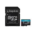 Kingston paměťová karta 128GB microSDXC Canvas Go Plus Gen4 A2 U3 V30 Card + ADP