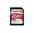 Kingston paměťová karta 256GB SDR2V6 Canvas React Plus SDXC UHS-II