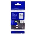 Kompatibilní PRINTLINE páska s Brother TZE-FX251,24mm, černý tisk/bílý podklad, flexibilní