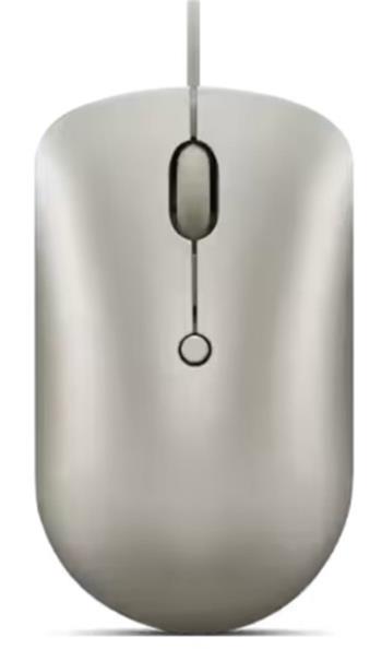 Lenovo 540/Cestovní/Optická/2 400 DPI/Drátové USB-C/Stříbrná