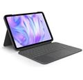 Logitech Combo Touch pouzdro s CZ/SK (ISO) klávesnicí pro iPad Air 11' (2025) šedé