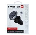 MAGNETICKÝ DRŽÁK DO VENTILACE AUTA SWISSTEN S-GRIP AV-M9 STŘÍBRNÝ