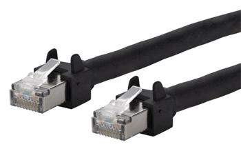 METZ CONNECT Venkovní S/UTP patchkabel kat. 5e, Flex500, 6kV, 3m, černý