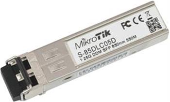 Mikrotik SFP modul S-85DLC05D MM, 550m, 1.25G