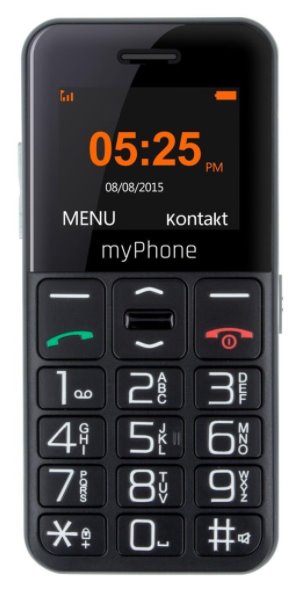 myPhone HALO Easy Senior, černý