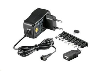 Napájecí adaptér 230V / 3-12V stejnosměrný 600mA