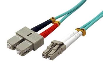 Optický patchkabel LC/SC 50/125 (multi mode), duplex, 3m
