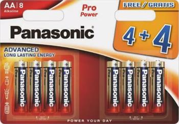 Panasonic LR6 8BP AA Pro Power alk