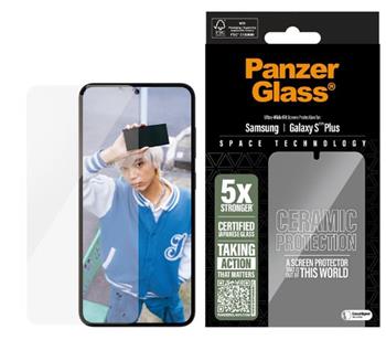PanzerGlass Ceramic Samsung Galaxy S25+/S24+ s instalačním rámečkem