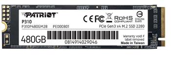 PATRIOT P310/480GB/SSD/M.2 NVMe