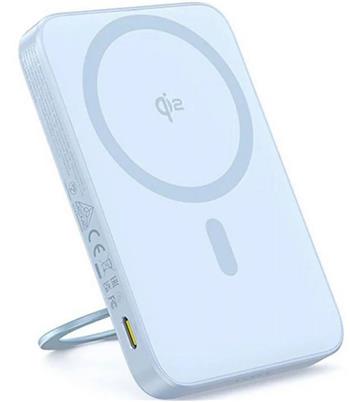 Powerbanka Baseus PicoGo Qi2 5000mAh, 20W modrá