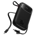 Powerbanka Baseus Qpow2 20000mAh, 30W, s kabelem USB-C černá
