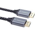 PremiumCord DisplayPort 1.4 přípojný kabel, kovové a zlacené konektory, 3m