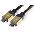 PremiumCord GOLD HDMI High Speed + Ethernet kabel, zlacené konektory, 5m