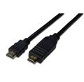 PremiumCord HDMI kabel s integrovaným zesilovačem,15m, M/M, zlacené konektory + Ethernet