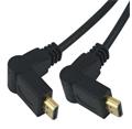 PremiumCord Kabel HDMI A - HDMI A M/M 15m, otočné zlacené konektory,HDMI 1.3b