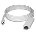 PremiumCord mini DisplayPort 1.2 na HDMI 2.0 kabel pro rozlišení 4Kx2K@60Hz, 1m