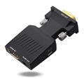 PremiumCord Převodník HDMI na VGA s audio výstupem a kabelem