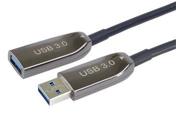 PremiumCord USB 3.0 prodlužovací optický AOC kabel A/Male - A/Female 25m
