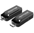 PremiumCord USB-C na HDMI extender přes Cat5e/6/6a 4K@60Hz na 60m