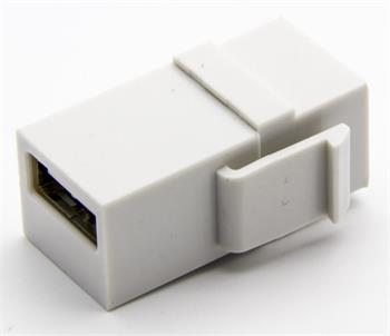 PremiumCord USB2.0 keystone propojka pro instalaci do keystone zásuvky