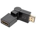 Redukce HDMI A(M) - HDMI A(F), otočná a ohebná180°, 4K@60Hz
