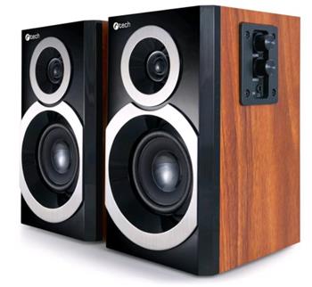 Repro C-TECH SPK-310WD, 2.0, dřevěné