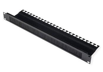 Roline 10" kabelový vstup 1U, kartáčový, černý