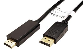 Roline DisplayPort-HDMI kabel, DP(M) -> HDMI M, 4K2K@60Hz, 2m