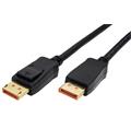 Roline DisplayPort kabel v.2.1 (UHBR13,5, 10K@60Hz), DP(M) - DP(M),černý, 1,5m